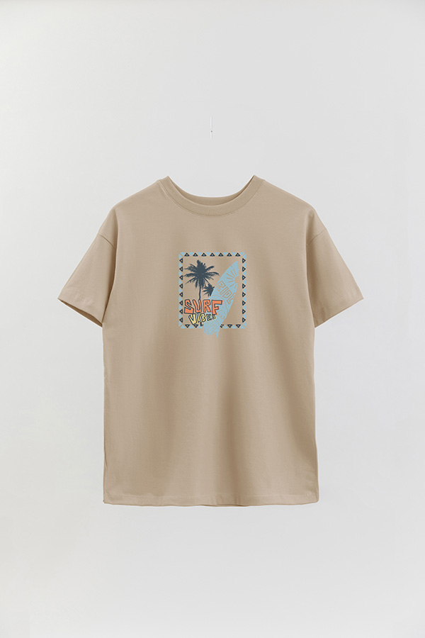 REMERA OVER ESTAMPADA ST SURF VIBES