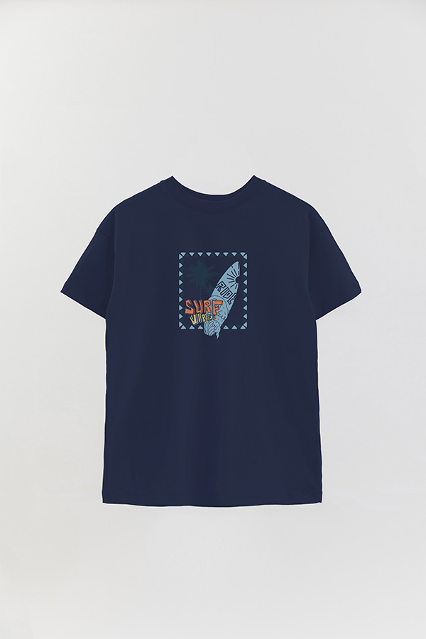 REMERA OVER ESTAMPADA ST SURF VIBES