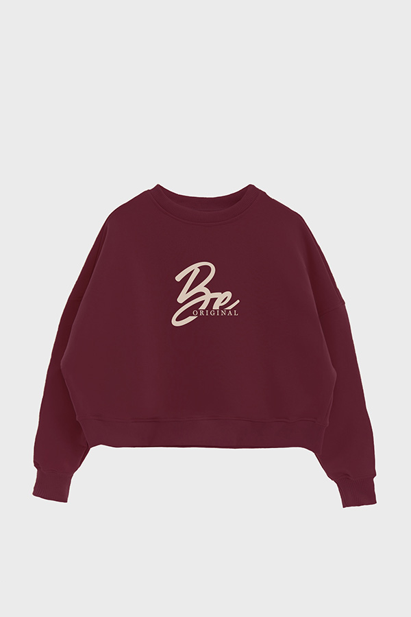 BUZO CROP ESTAMPADO MNM BE ORIGINAL