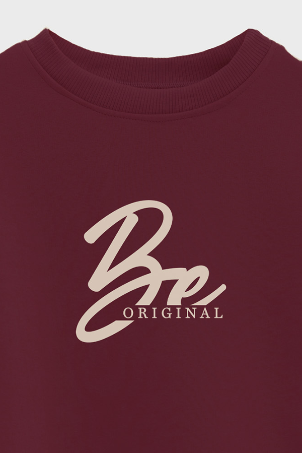 BUZO CROP ESTAMPADO MNM BE ORIGINAL