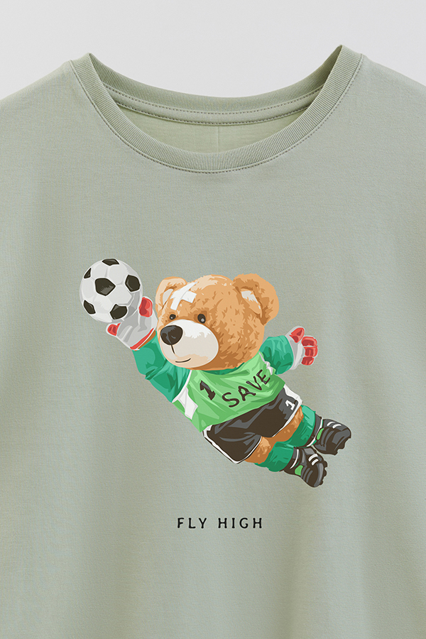 REMERA GB OVERSIZE TEDDY FLY HIGH