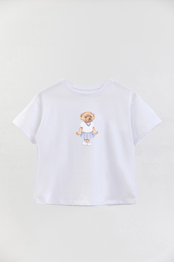 REMERA GB OVERSIZE BEAR LITTLE GIRL