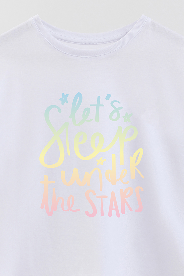 REMERA GIRL OVER SLEEP UNDER THE STARS