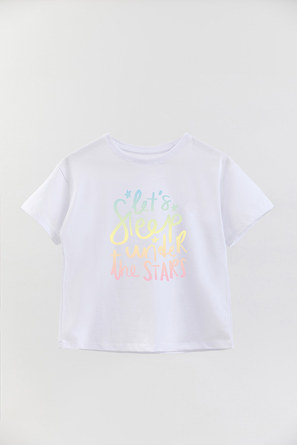 REMERA GIRL OVER SLEEP UNDER THE STARS