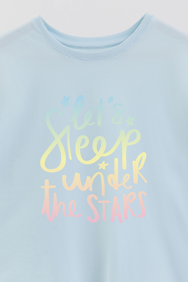 REMERA GIRL OVER SLEEP UNDER THE STARS