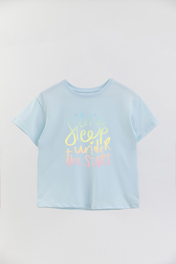 REMERA GIRL OVER SLEEP UNDER THE STARS