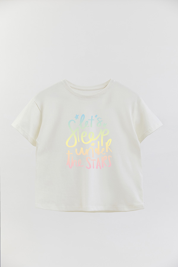 REMERA GIRL OVER SLEEP UNDER THE STARS