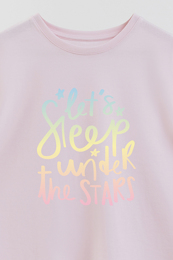 REMERA GIRL OVER SLEEP UNDER THE STARS