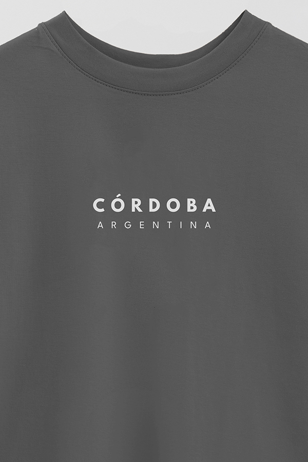 REMERA OVER ESTAMPADA ARG BD CORDOBA