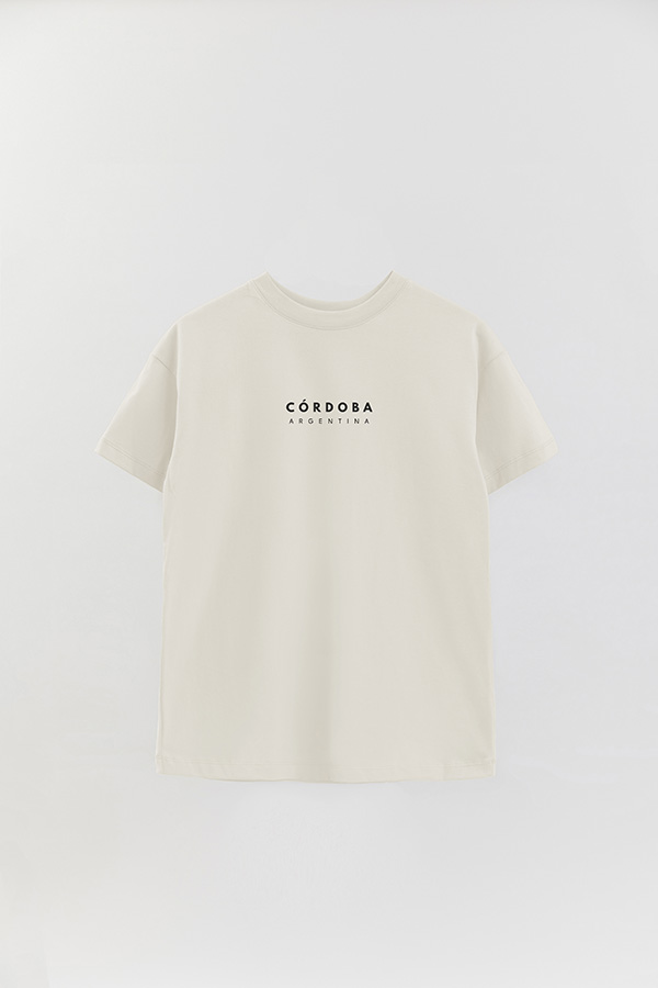 REMERA OVER ESTAMPADA ARG BD CORDOBA
