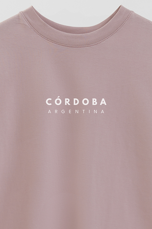 REMERA OVER ESTAMPADA ARG BD CORDOBA