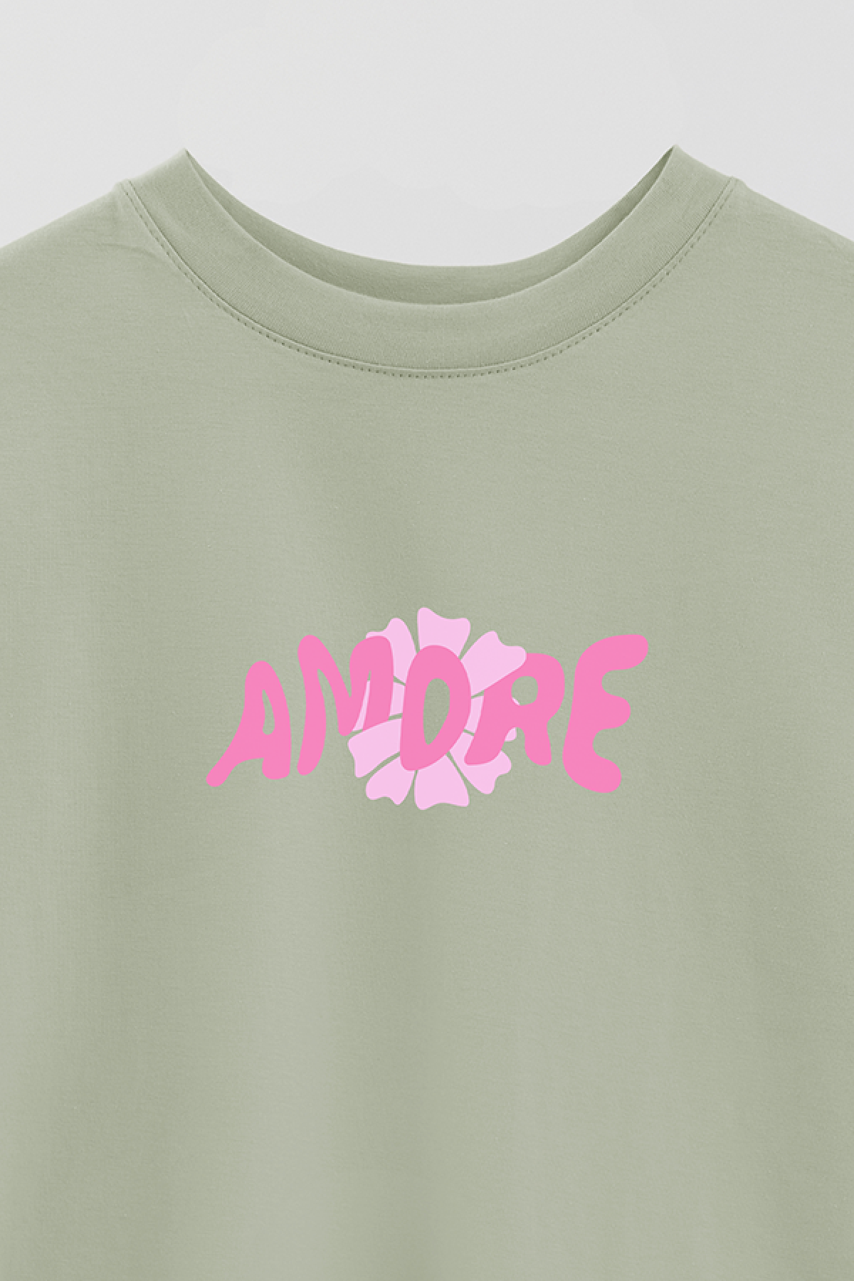 REMERA OVER ESTAMPADA LV AMORE
