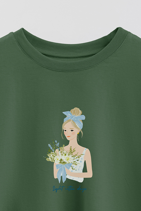 REMERA CROP ESTAMPADA COASTAL LIGHT COTTON