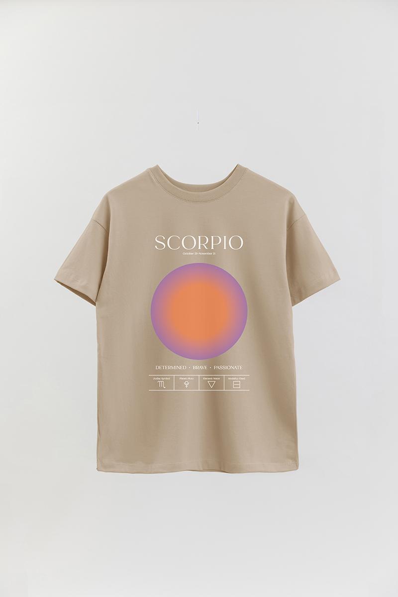 REMERA OVER ESTAMPADA UNISEX PST SCORPIO