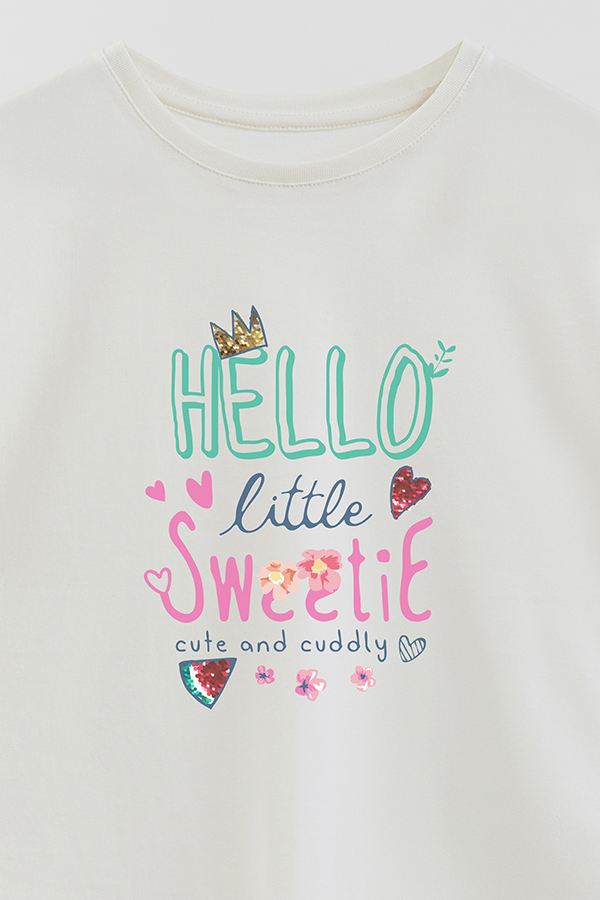 REMERA GIRL OVER HELLO SWEETIE