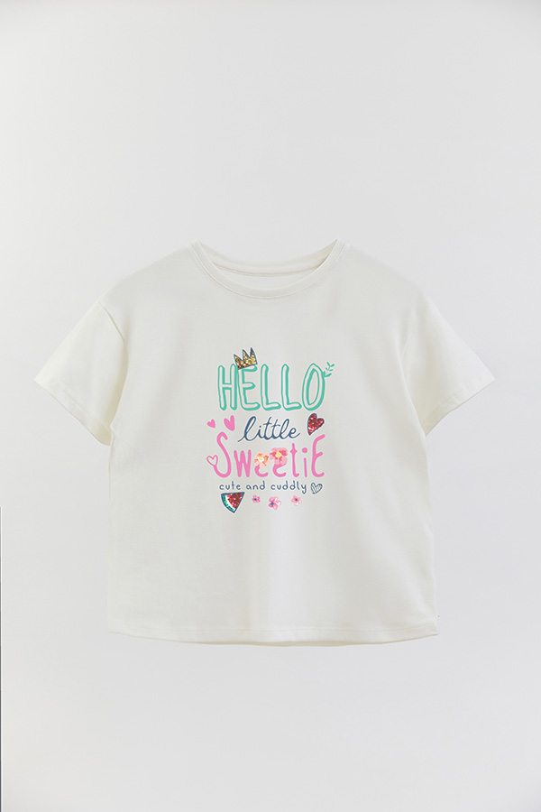 REMERA GIRL OVER HELLO SWEETIE