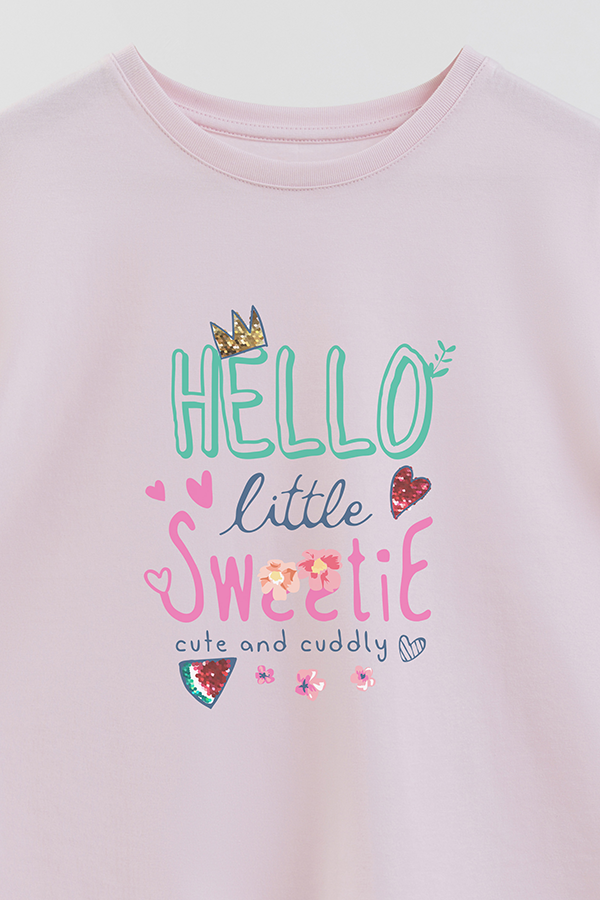 REMERA GIRL OVER HELLO SWEETIE