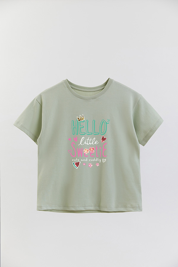 REMERA GIRL OVER HELLO SWEETIE