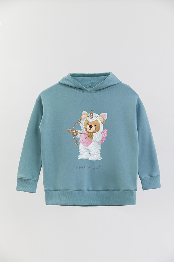 HOODIE RUSTICO KID TEDDY MAKE A WISH