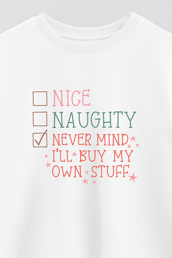 REMERA CROP NEVER MIND