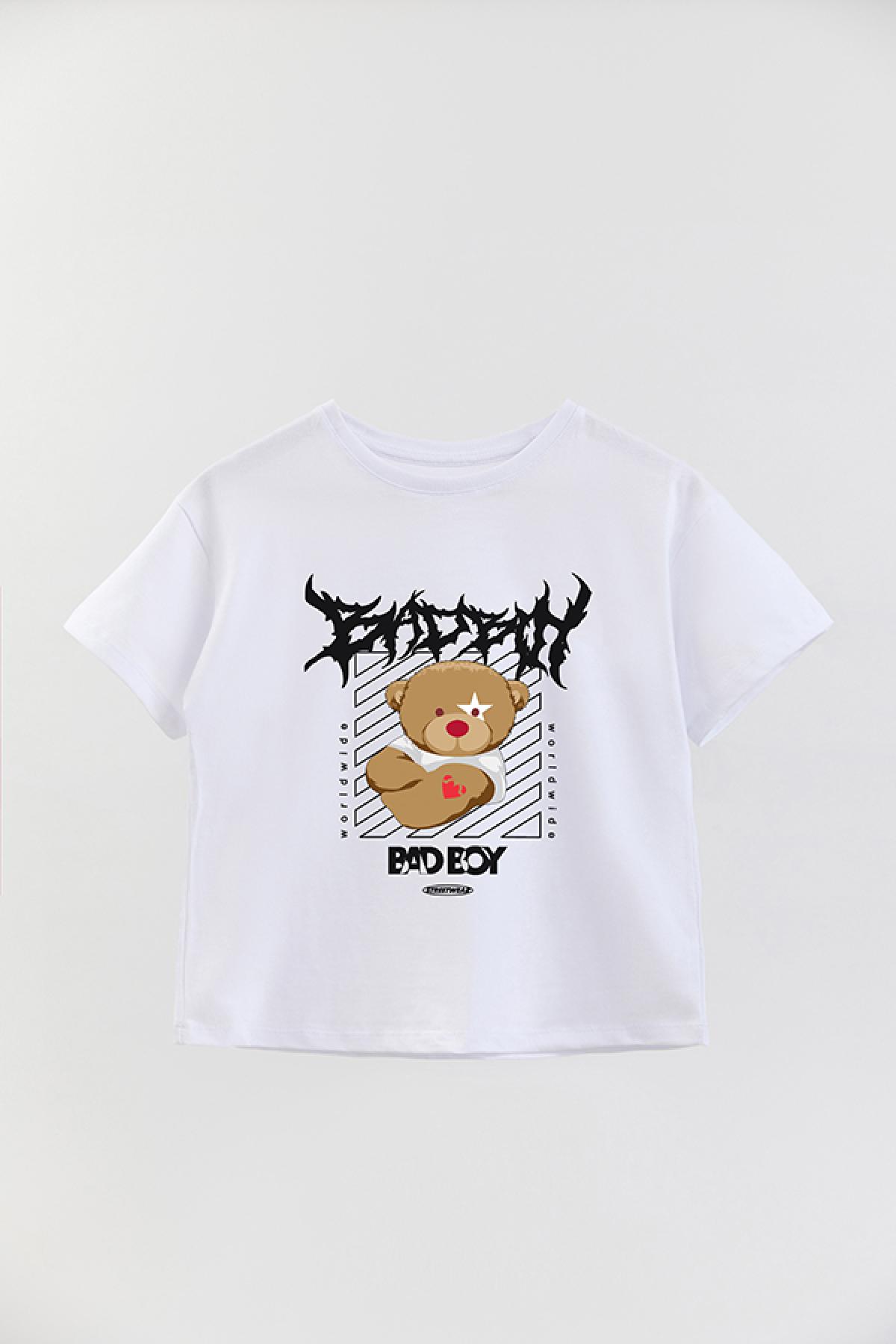 REMERA BOY OVER TEDDY BAD BOY