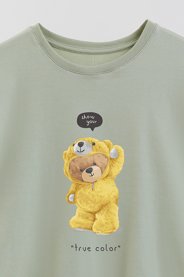 REMERA GB OVERSIZE TEDDY TRUE COLOR