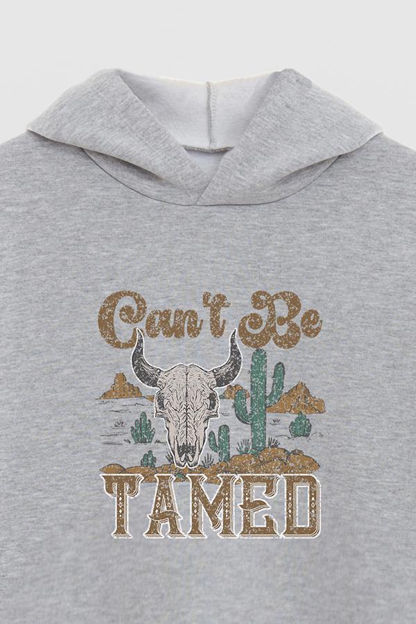 HOODIE ESTAMPADO WESTERN CAN'T BE TAMED