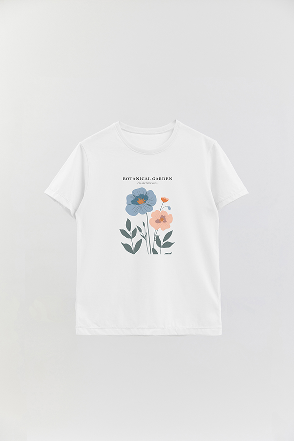 REMERA BASICA ESTAMPADA GARDEN 59