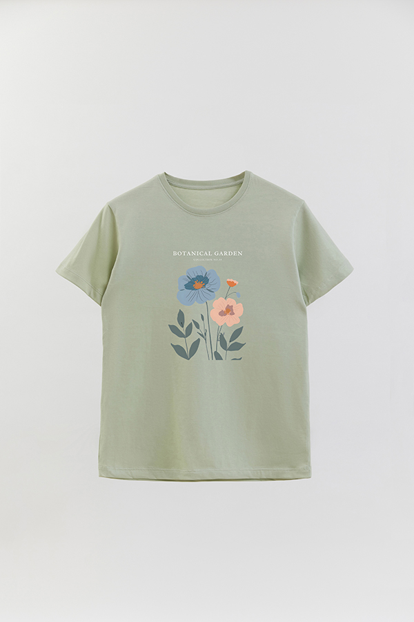 REMERA BASICA ESTAMPADA GARDEN 59