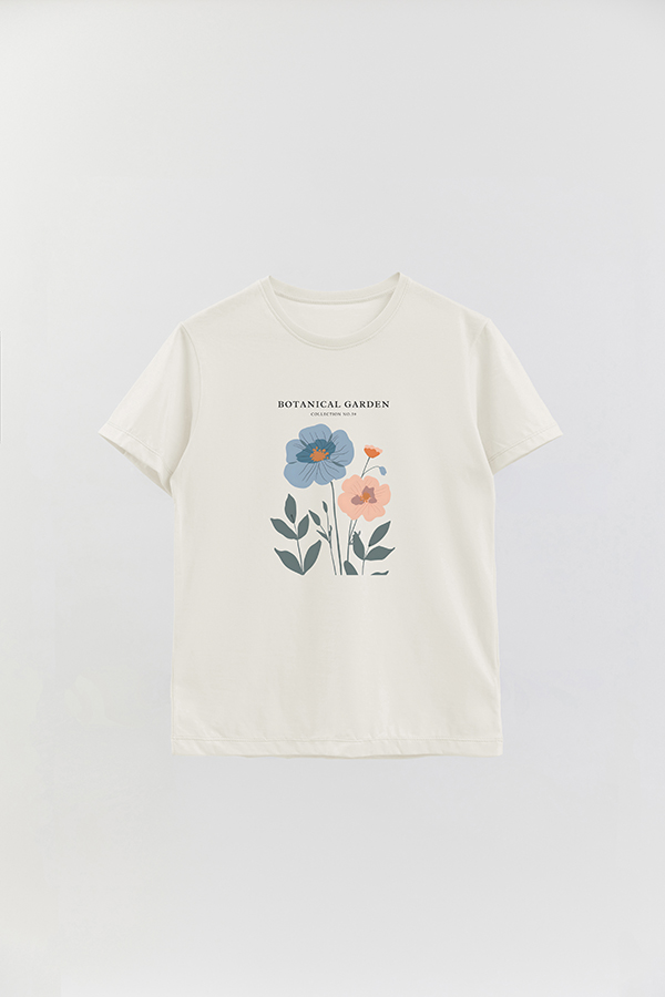 REMERA BASICA ESTAMPADA GARDEN 59