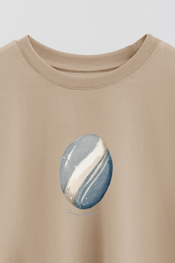REMERA CROP ESTAMPADA COASTAL OCEAN TREASURES 2