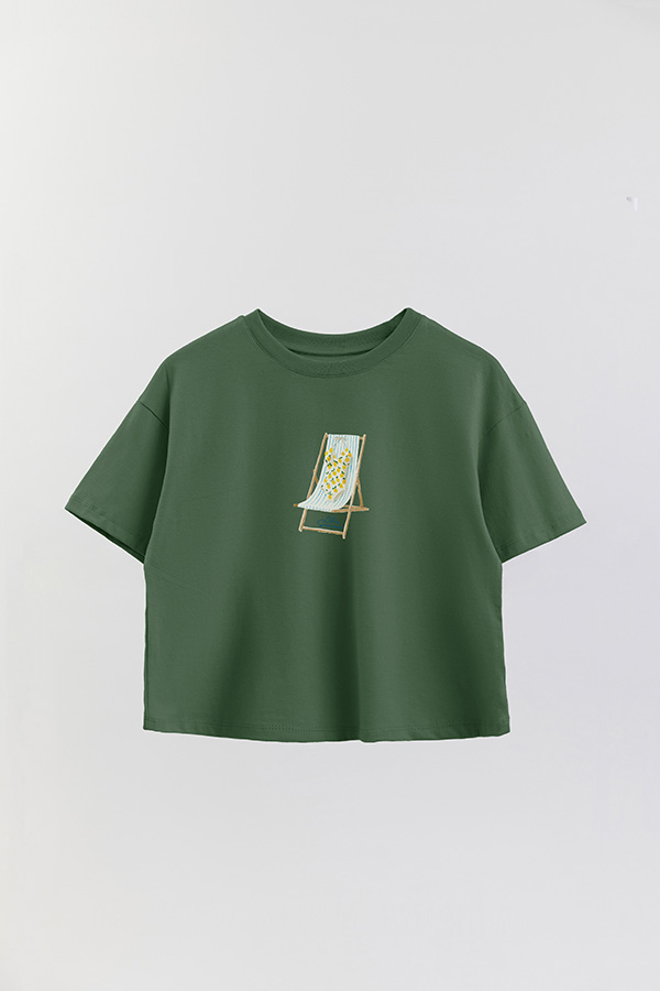 REMERA CROP ESTAMPADA COASTAL CITRUS SUMMER
