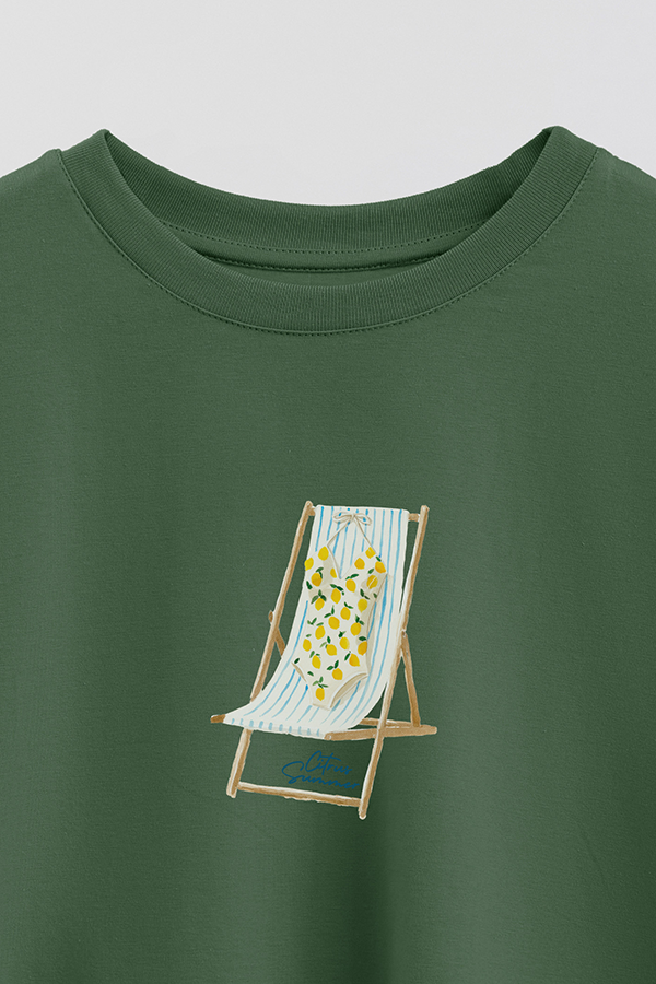 REMERA CROP ESTAMPADA COASTAL CITRUS SUMMER