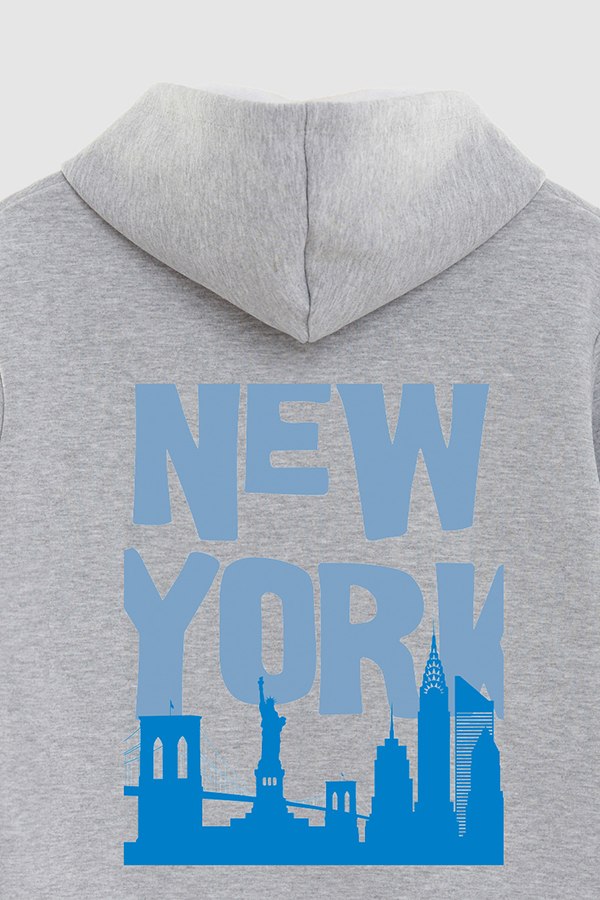 BUZO HOODIE ESTAMPADO WORLD NEW YORK