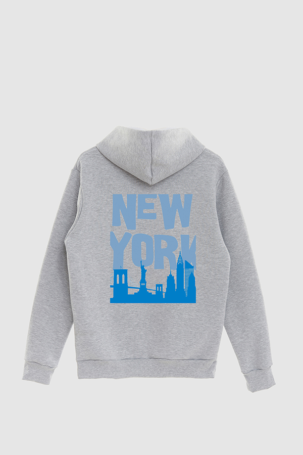 BUZO HOODIE ESTAMPADO WORLD NEW YORK