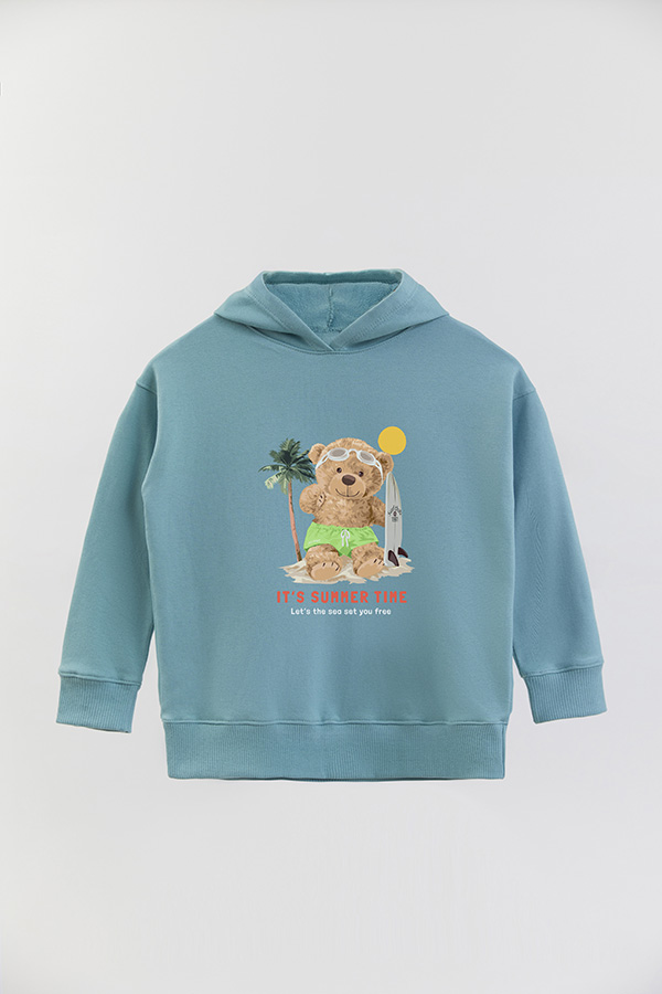 HOODIE RUSTICO KIDS TEDDY SURF CLUB 1991
