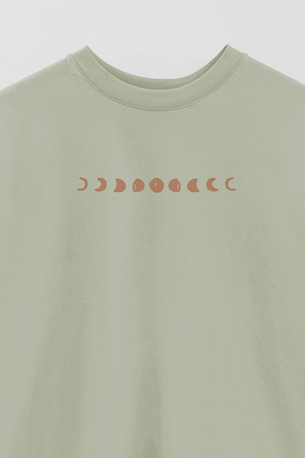 REMERA OVER ESTAMPADA WESTERN PHASES OF THE MOON