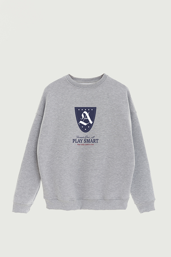 BUZO CREWNECK ESTAMPADO VARSITY PLAY SMART