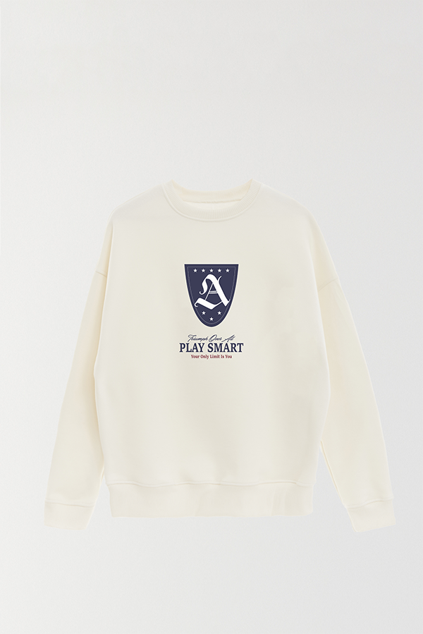 BUZO CREWNECK ESTAMPADO VARSITY PLAY SMART