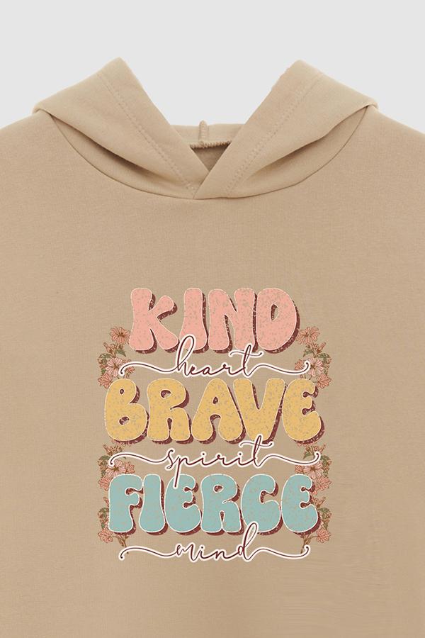 HOODIE ESTAMPADO WESTERN KIND BRAVE FIERCE