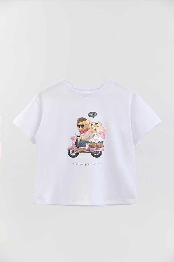 REMERA GB OVERSIZE TEDDY FOLLOW YOUR HEART
