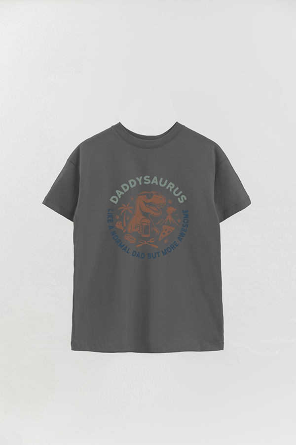 REMERA OVER ESTAMPADA DDP DADDYSAURUS