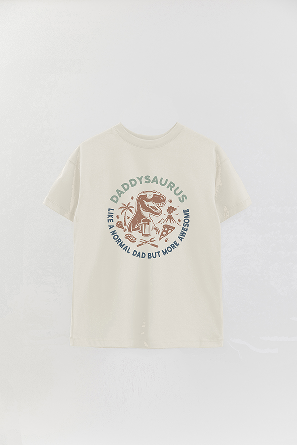 REMERA OVER ESTAMPADA DDP DADDYSAURUS