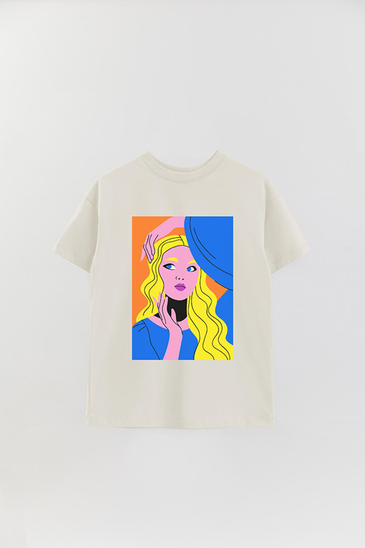 REMERA OVER ESTAMPADA W TRENDY FASHION 2