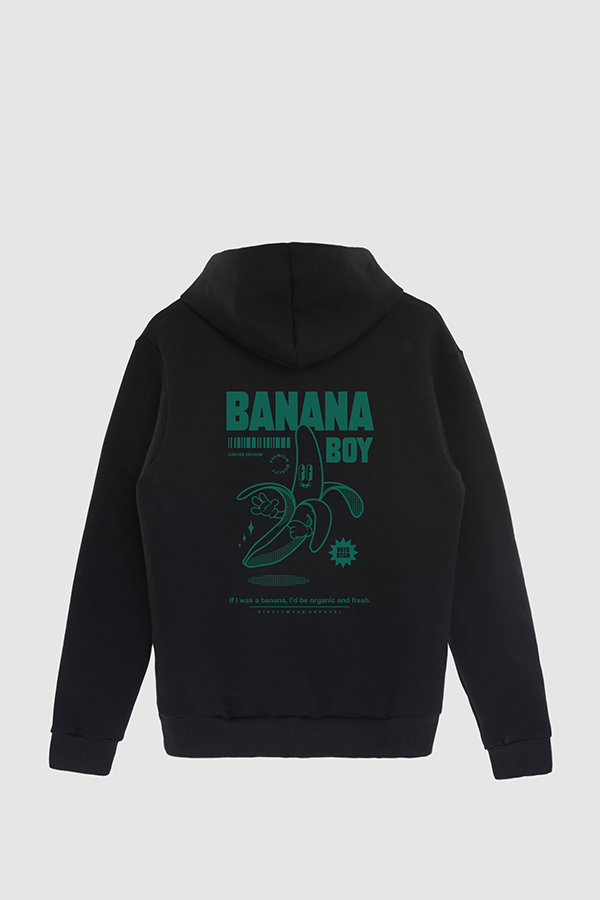 HOODIE ESTAMPADO CARTOON ILLUSTRATION BANANA BOY