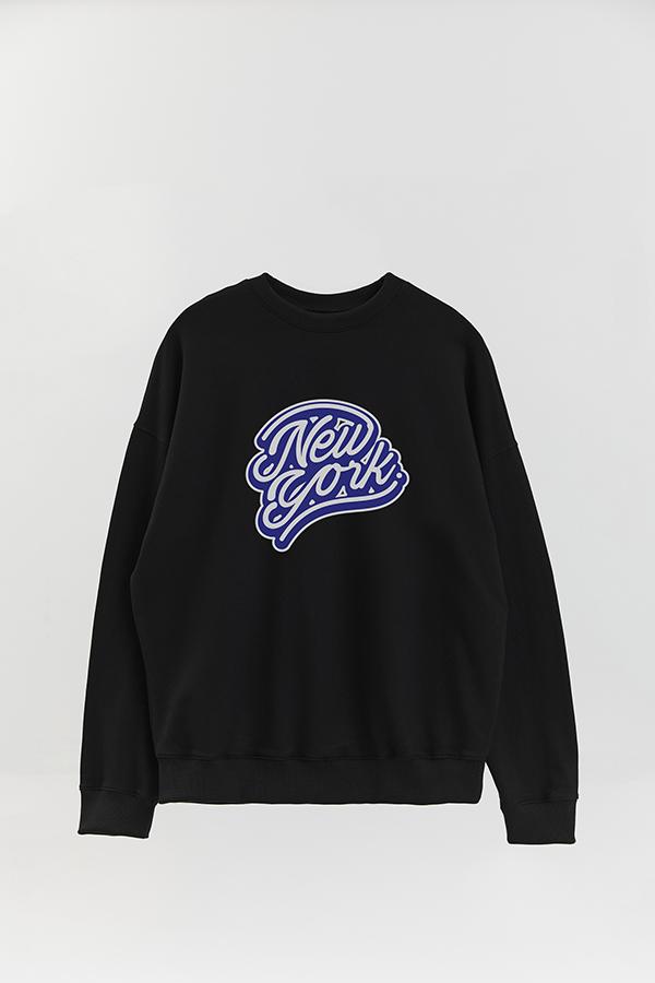 BUZO CREWNECK ESTAMPADO STREET MOOD NY BLUE