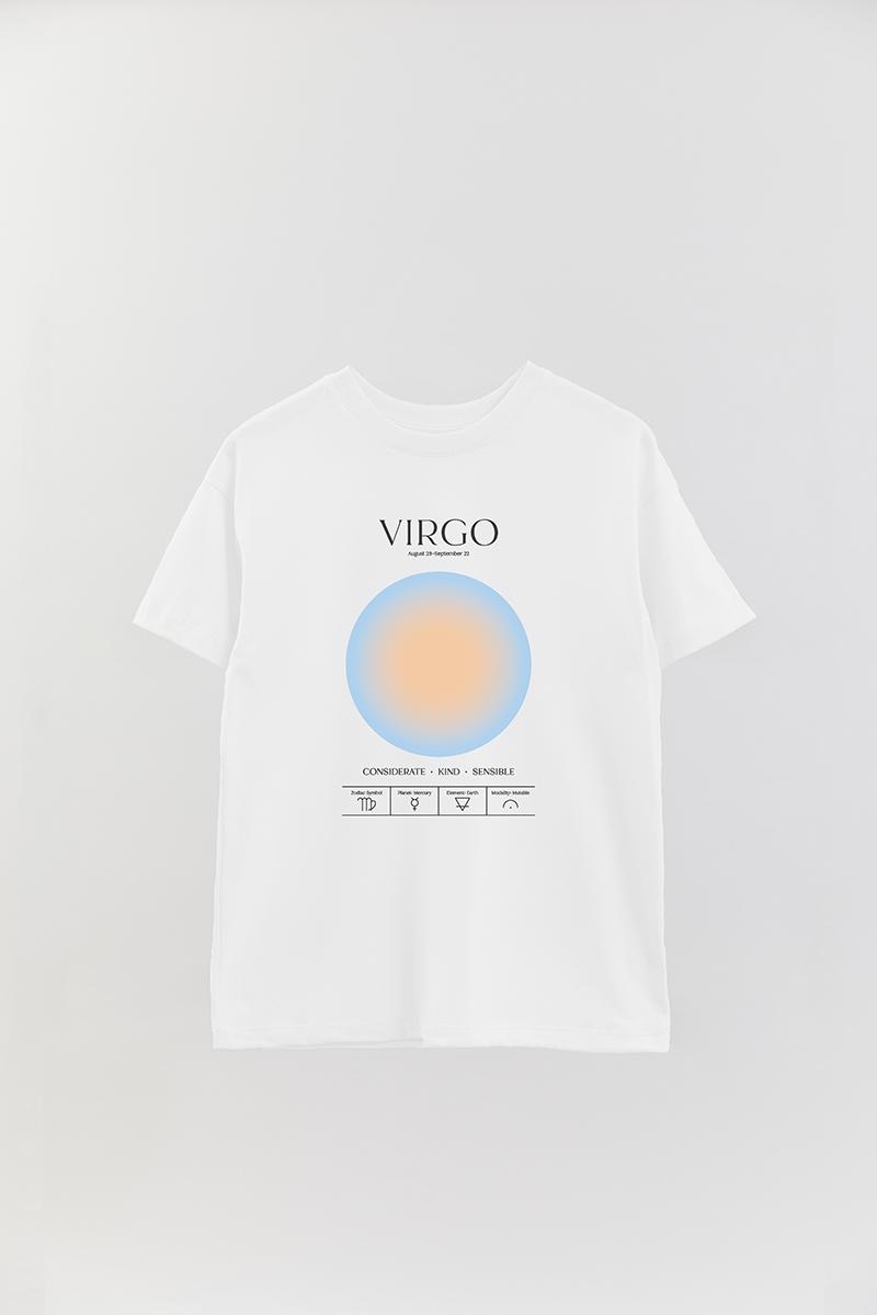 REMERA OVER ESTAMPADA UNISEX PST VIRGO