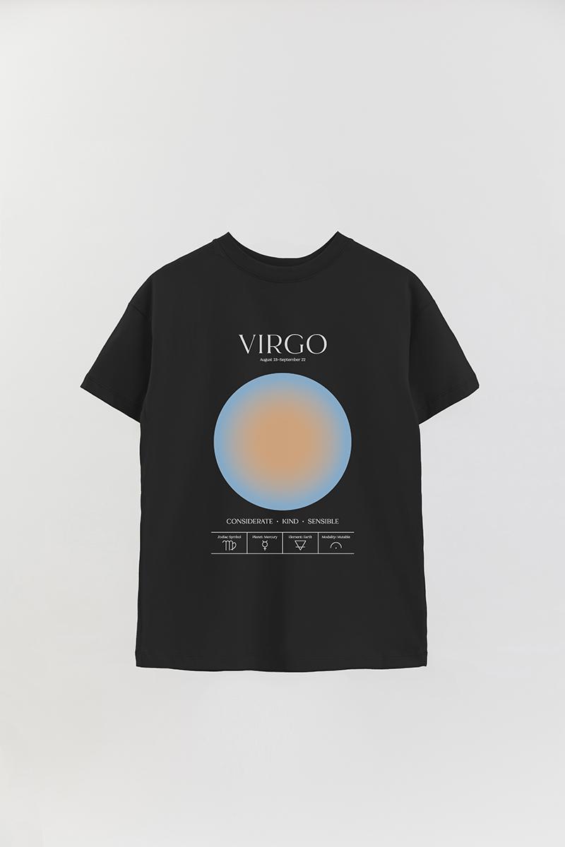 REMERA OVER ESTAMPADA UNISEX PST VIRGO
