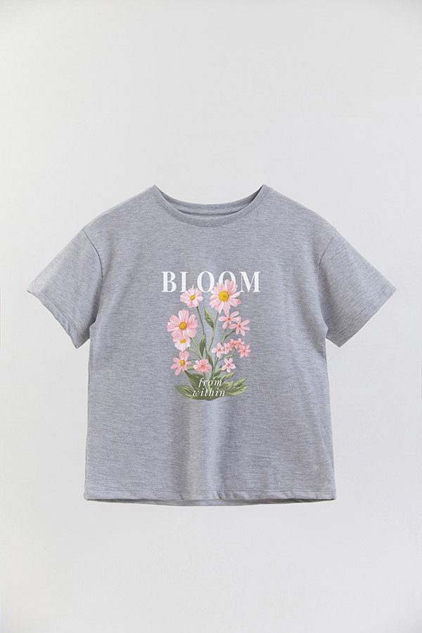 REMERA GIRL OVER BLOOM FROM WITHIN