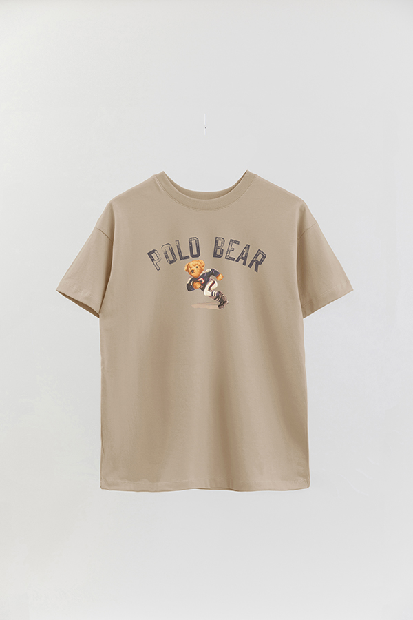 REMERA OVER ESTAMPADA UNISEX BEAR POLO